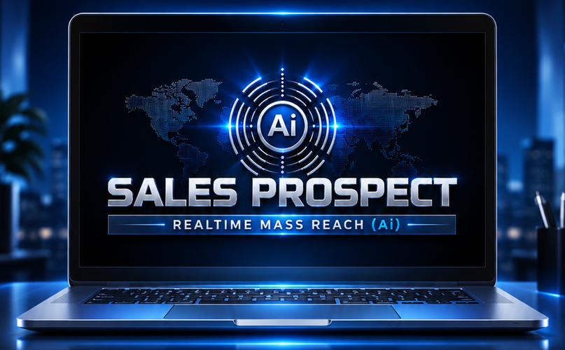 Sales Prospect on a laptop