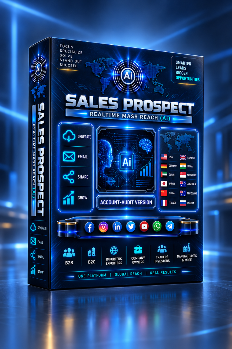 Sales Prospect software box